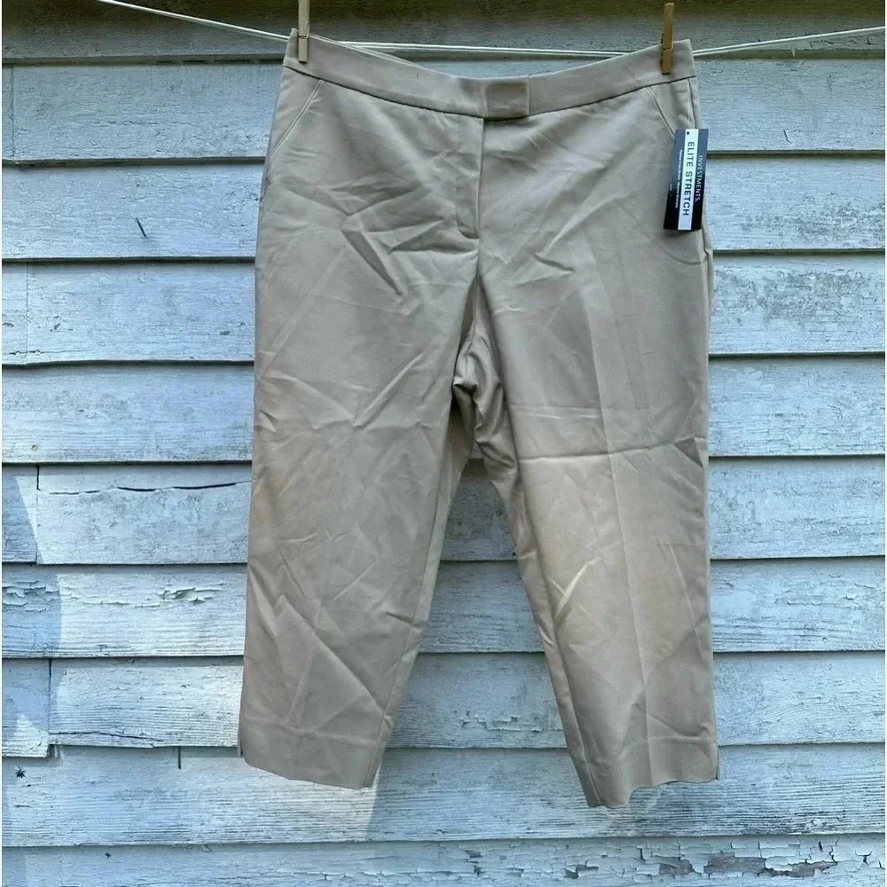 The 5TH Avenue‎ fit tan khaki Caprice Plus Size